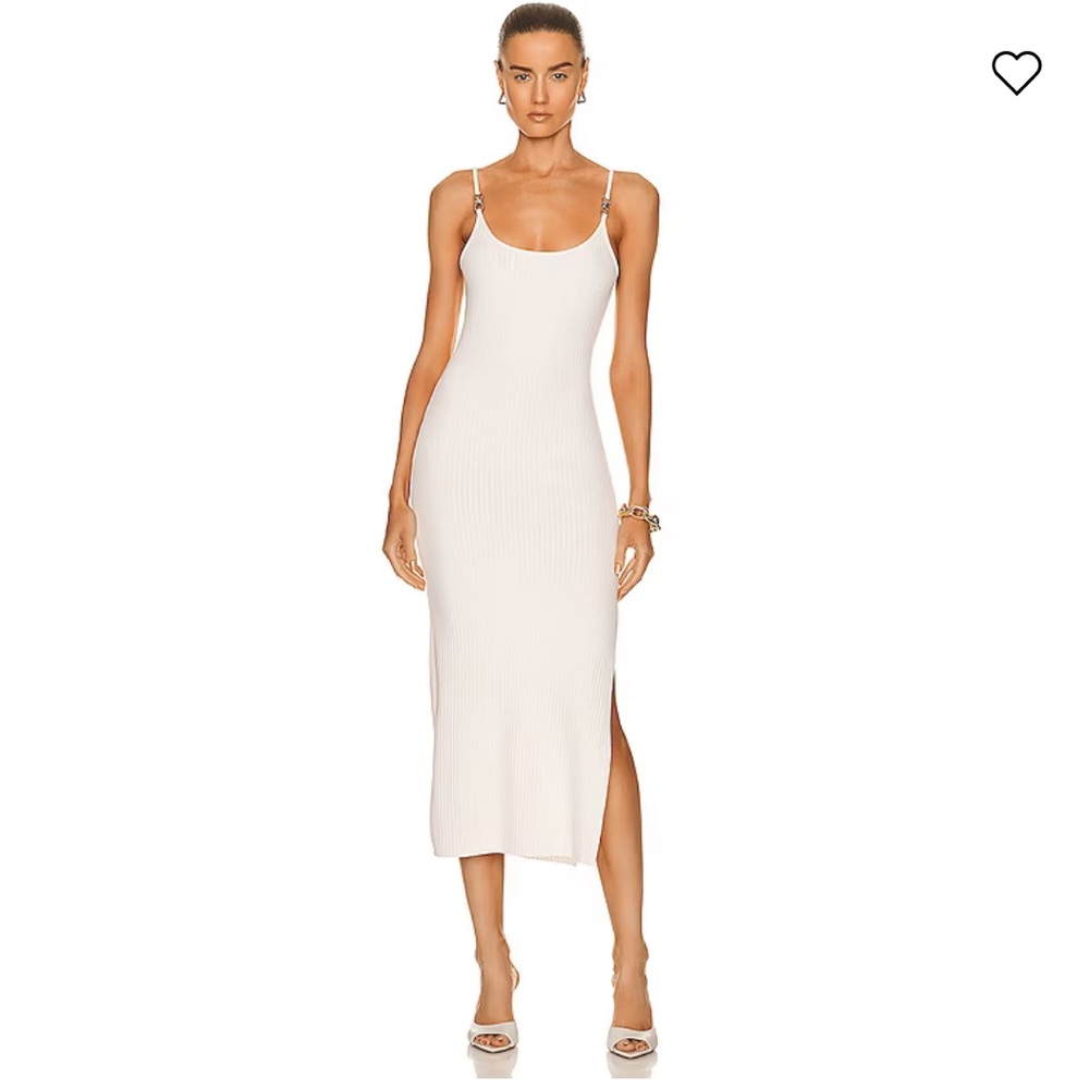 The Range Primary Rib Hardware Midi dress